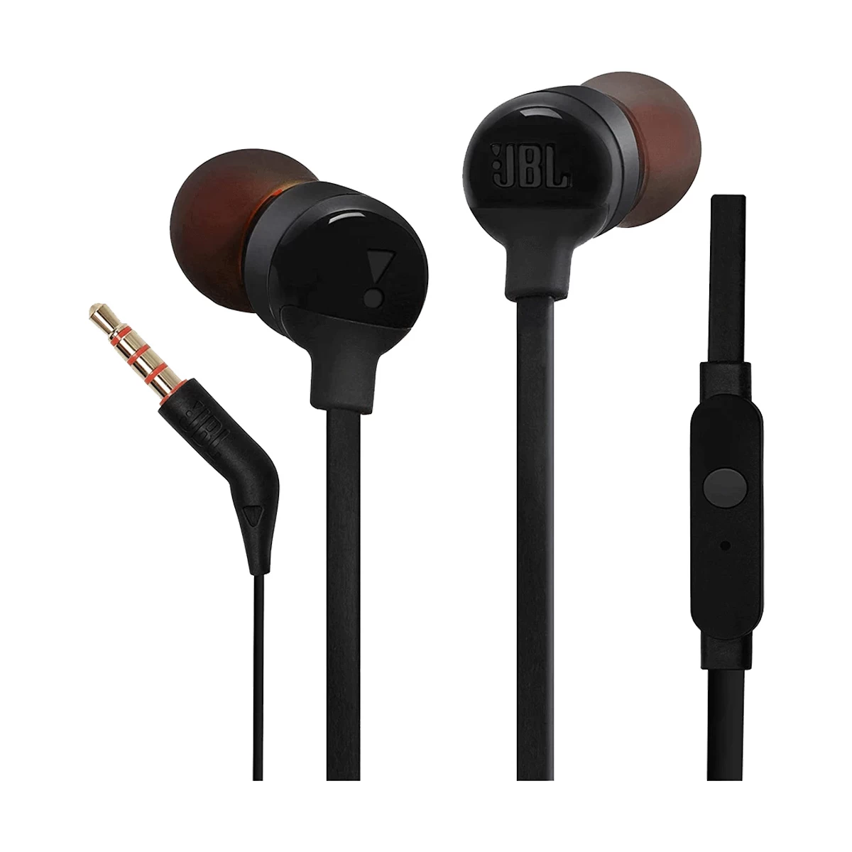 JBL TUNE 110 Wired In-Ear Black Headphone